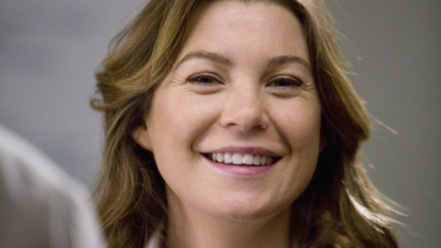 GREY'S ANATOMY - "Elevator Love Letter" - Meredith is looking forward to her next elevator ride, on "Grey's Anatomy," THURSDAY, MARCH 26 (9:00-10:02 p.m., ET) on the ABC Television Network. (ABC/RANDY HOLMES) ELLEN POMPEO