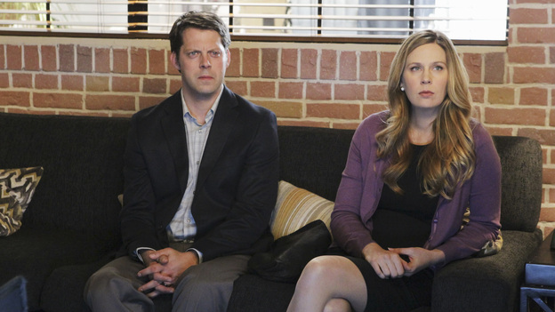 PRIVATE PRACTICE - "Drifting Back" - When a patient's partner and father are heatedly divided on his health care, Pete makes a decision that impacts everyone, including himself; meanwhile, Jake offers strength and experience to Amelia when he suspects she's being tempted to substance abuse, Sheldon and Violet treat a family concerned about the father's new sexual appetite, and as baby Henry draws Addison and Sam closer, they struggle to define their relationship, on "Private Practice", TUESDAY, MAY 8 (10:01-11:00 p.m., ET) on the ABC Television Network. (ABC/KAREN NEAL)DAVID FURR, ANNE DUDEK