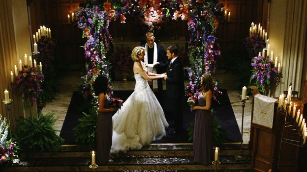 GREY'S ANATOMY - "What a Difference a Day Makes" - The wedding of Izzie and Alex, on "Grey's Anatomy," THURSDAY, MAY 7 (9:00-10:02 p.m., ET) on the ABC Television Network. SANDRA OH, KATHERINE HEIGL, MICKEY MAXWELL, JUSTIN CHAMBERS, ELLEN POMPEO