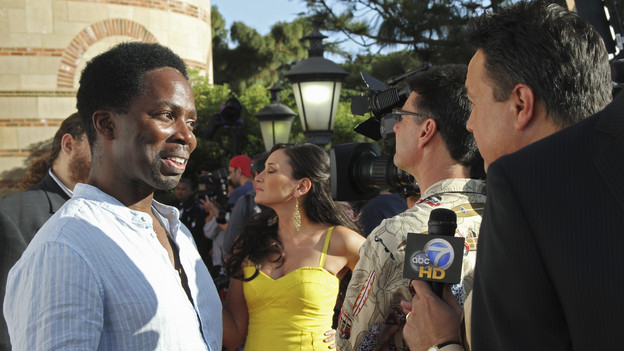 LOST LIVE: THE FINAL CELEBRATION - Oscar&reg;-winning composer Michael Giacchino conducted a live orchestral performance, featuring the iconic music of "Lost," at UCLA's Royce Hall on Thursday, May 13, to celebrate the upcoming series finale. The concert also featured appearances by LOST executive producers and cast members, in addition to, a special preview of the penultimate episode screened immediately after the concert.  (ABC/ADAM LARKEY)HAROLD PERRINEAU
