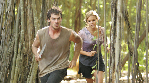 LOST - "Hearts and Minds" - When Locke learns that Boone wants to tell their "secret" to Shannon, Shannon's life is placed in sudden peril, and the shocking truth about her past with Boone is revealed. Meanwhile, Kate is puzzled by Sun's mysterious behavior, and a hungry Hurley must repay a debt to Jin, on "Lost," WEDNESDAY, JANUARY 12 (8:00-9:00 p.m., ET), on the ABC Television Network. IAN SOMERHALDER, MAGGIE GRACE