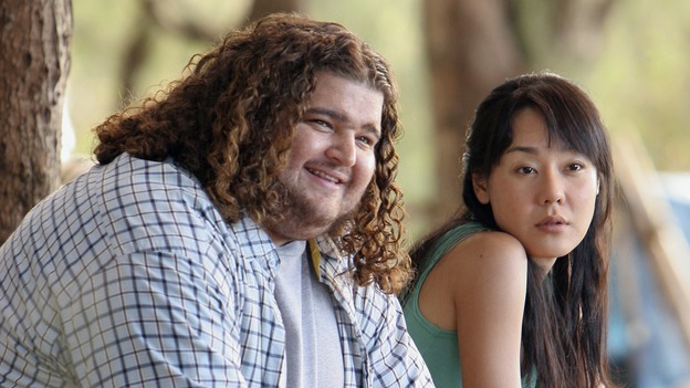 LOST - "One of Us" - Jack's joyous reunion with his fellow survivors is cut short when they realize that accompanying him is one of "The Others," and Claire is stricken by a mysterious, life-threatening illness, on "Lost," WEDNESDAY, APRIL 11 (10:00-11:00 p.m., ET), on the ABC Television Network. (ABC/MARIO PEREZ)JORGE GARCIA, YUNJIN KIM
