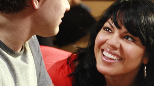 GREY'S ANATOMY - "Scars and Souvenirs" - The race for chief heats up after a new competitor enters the fray, tensions escalate between Izzie and George, and Callie must reveal a big secret. Meanwhile, Derek treats a patient near and dear to him, while Alex continues his work with Jane Doe, on "Grey's Anatomy," THURSDAY, MARCH 15 (9:00-10:01 p.m., ET) on the ABC Television Network. (ABC/RON TOM)T.R. KNIGHT, SARA RAMIREZ