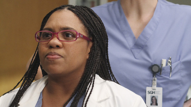 GREY'S ANATOMY - "The Time Warp" - In his new role as Chief, Derek restores the hospital lecture series, and Richard, Bailey and Callie present to the group pivotal surgical cases from their pasts - Bailey reflects on her first days as a shy resident, Callie looks back on a polio case, and Richard recalls a case in which he and Ellis worked on a patient diagnosed with GRID, a virus later called AIDS -- on "Grey's Anatomy," THURSDAY, FEBRUARY 18 (9:00-10:01 p.m., ET) on the ABC Television Network. (ABC/RON TOM)CHANDRA WILSON, MISSI PYLE