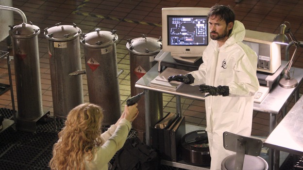 LOST - "The Other Woman" - Juliet receives an unwelcome visit from someone from her past and is given orders to track down Charlotte and Faraday in order to stop them from completing their mission -- by any means necessary. Meanwhile, Ben offers Locke an enticing deal, on "Lost," THURSDAY, MARCH 6 (9:00-10:02 p.m., ET) on the ABC Television Network. (ABC/MARIO PEREZ)ELIZABETH MITCHELL, JEREMY DAVIES