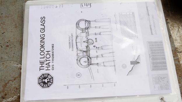LOST - "Greatest Hits" - A schematic of the underwater Looking Glass station, on "Lost," WEDNESDAY, MAY 16 (10:00-11:00 p.m., ET), on the ABC Television Network. (ABC/MARIO PEREZ) MANUAL
