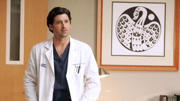 GREY'S ANATOMY - "I Am a Tree" - Cristina meets Burke's parents -- and in the most awkward of circumstances -- the interns campaign for Izzie's reinstatement to the surgical intern program, Addison takes a break from her hospital duties, and a surgical patient lives what may be her last day to the fullest, on "Grey's Anatomy," THURSDAY, SEPTEMBER 28 (9:00-10:01 p.m., ET) on the ABC Television Network. (ABC/VIVIAN ZINK)PATRICK DEMPSEY