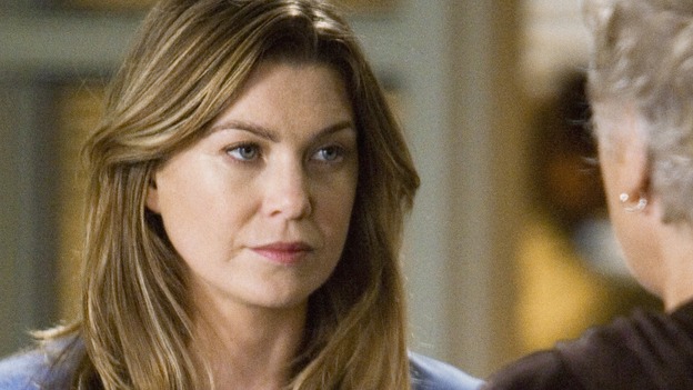 GREY'S ANATOMY - "Sympathy for the Devil" - Meredith meets Derek's mother, Carolyn, and confesses that she's not the kind of girl moms usually like, on "Grey's Anatomy," THURSDAY, JANUARY 15 (9:00-10:01 p.m., ET) on the ABC Television Network. (ABC/RANDY HOLMES) ELLEN POMPEO, TYNE DALY