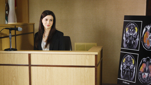 PRIVATE PRACTICE - "War" - After Violet files for joint custody of Lucas, an embittered Pete voraciously fights back by hiring a tough attorney for the trial, forcing their fellow friends and co-workers to choose sides and have their personal lives dragged onto the stand and into the public eye, on "Private Practice," THURSDAY, APRIL 29 (10:01-11:00 p.m., ET) on the ABC Television Network. (ABC/MICHAEL DESMOND) CATERINA SCORSONE