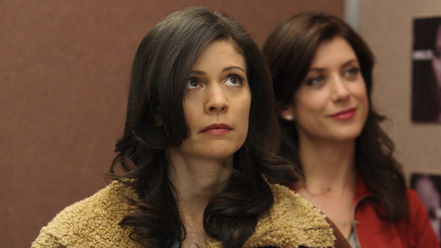 GREY'S ANATOMY - "Piece of My Heart" - Addison returns to Seattle Grace to perform an operation and is taken aback by all of the changes in her old co-workers' lives. Meanwhile Meredith and Derek's clinical trial has its first patient, and Rebecca/Ava returns with shocking news for Alex, on "Grey's Anatomy," THURSDAY, MAY 1 (9:00-10:01 p.m., ET) on the ABC Television Network. (ABC/CRAIG SJODIN)LAUREN STAMILE, KATE WALSH