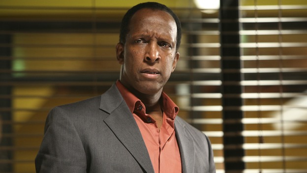 PRIVATE PRACTICE -"In Which Sam Receives an Unexpected Visitor..." - Cooper hires an "entertainer" named Ginger for Sam as a way to jump start his new life as a single person, causing not only Naomi to become jealous, but Addison as well, after Ginger seeks Pete's help with a medical condition; and the Oceanside Wellness Group doctors and Saint Ambrose Hospital Chief of Staff Dr. Charlotte King work together to find the cause of a baby's illness, on "Private Practice," WEDNESDAY, OCTOBER 10 (9:00-10:01 p.m., ET) on the ABC Television Network. (ABC/DANNY FELD)DORIAN HAREWOOD