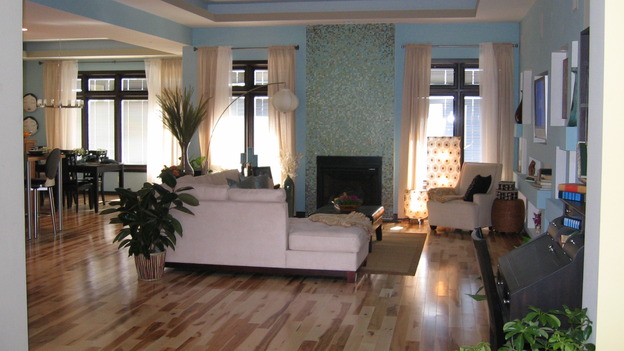 EXTREME MAKEOVER HOME EDITION - "Bliven Family," - Living&nbsp;Room, on "Extreme Makeover Home Edition," Sunday, October 15th on the ABC Television Network.