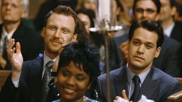 GREY'S ANATOMY - "What a Difference a Day Makes" - Owen Hunt and George O'Malley look on as Izzie and Alex get married, on "Grey's Anatomy," THURSDAY, MAY 7 (9:00-10:02 p.m., ET) on the ABC Television Network. KEVIN MCKIDD, T.R. KNIGHT