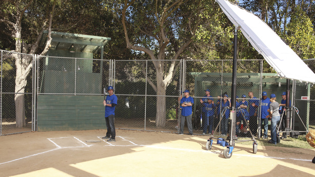 GREY'S ANATOMY - "Put Me In, Coach" - Owen stresses teamwork and moves his leadership role over to the baseball field when he signs the doctors up for a baseball league, pitting them against their biggest competition, Seattle Presbyterian; Lexie tries to hide her jealous rage when she sees Mark with a new woman, but her emotions get the better of her; Alex fights to keep Zola at Seattle Grace after it is suggested that she be moved to another hospital due to a conflict of interest with Meredith and Derek; and Richard scolds Meredith and Bailey for their feud, on Grey's Anatomy, THURSDAY, OCTOBER 27 (9:00-10:02 p.m., ET) on the ABC Television Network. (ABC/RICHARD CARTWRIGHT)PATRICK DEMPSEY, KEVIN MCKIDD, ERIC DANE, CHANDRA WILSON, SANDRA OH, JESSE WILLIAMS, JAMES PICKENS JR.
