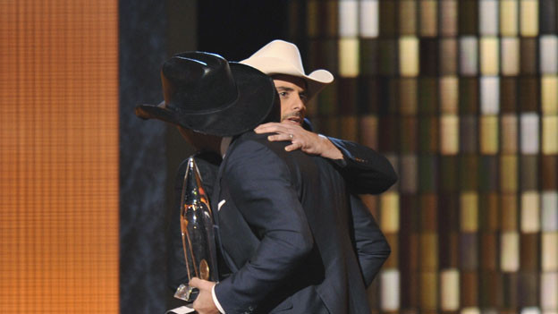 THE 44TH ANNUAL CMA AWARDS - THEATRE - "The 44th Annual CMA Awards" were broadcast live from the Bridgestone Arena in Nashville, WEDNESDAY, NOVEMBER 10 (8:00-11:00 p.m., ET) on the ABC Television Network. (ABC/KATHERINE BOMBOY)TIM MCGRAW, BRAD PAISLEY