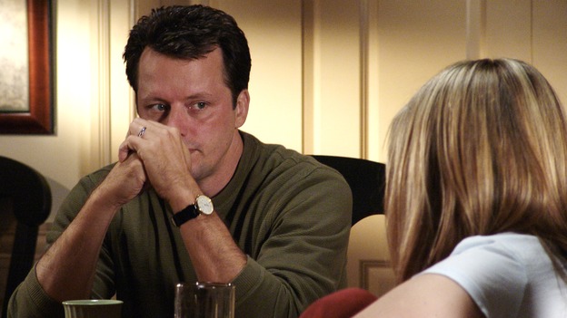 DESPERATE HOUSEWIVES - "Guilty" -- In the aftermath of tragedy, the residents of Wisteria Lane take stock of their lives. Meanwhile, Susan grows suspicious of Mike Delfino's real reason for moving to the street, Lynette reaches the breaking point in her addiction to the twins' ADD medication, and the mysterious Mr. Shaw (guest star Richard Roundtree) gets down to business, on "Desperate Housewives," SUNDAY, NOVEMBER 28 (9:00-10:01 p.m., ET) on the ABC Television Network. (ABC/DANNY FELD)STEVEN CULP, JOY LAUREN