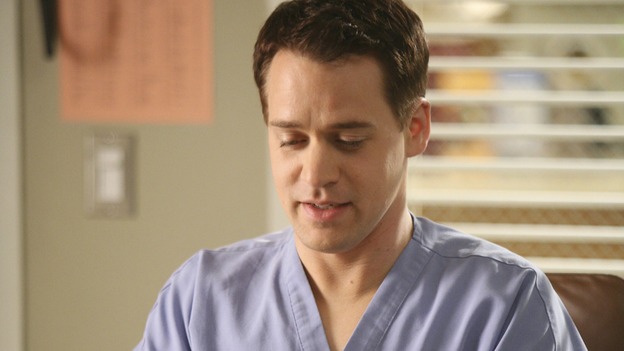 GREY'S ANATOMY - "Here Comes the Flood" - A plumbing leak becomes a deluge and wreaks havoc at Seattle Grace, as the Chief attempts to implement new teaching policies and George tries to retake his residency exam; meanwhile Derek hopes to move the roommates out of Meredith's house, to their surprise, on "Grey's Anatomy," THURSDAY, OCTOBER 9 (9:00-10:01 p.m., ET) on the ABC Television Network. (ABC/DANNY FELD)T.R. KNIGHT