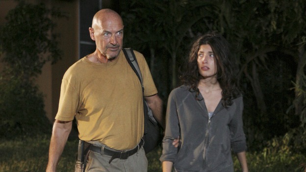 LOST - "The Man from Tallahassee" - Ben tries to persuade a determined Locke to call off his destructive plan by offering him some of the secrets of the island, and Kate's reunion with Jack does not go off as planned when she discovers that he has made a deal with "The Others," on "Lost," WEDNESDAY, MARCH 21 (10:00-11:00 p.m., ET), on the ABC Television Network. (ABC/MARIO PEREZ)TERRY O'QUINN, TANIA RAYMONDE