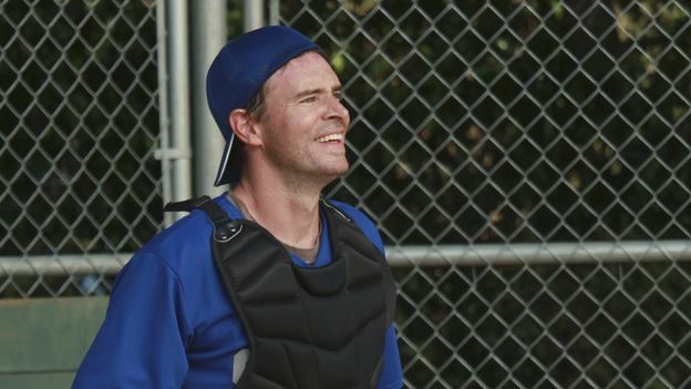 GREY'S ANATOMY - "Put Me In, Coach" - Owen stresses teamwork and moves his leadership role over to the baseball field when he signs the doctors up for a baseball league, pitting them against their biggest competition, Seattle Presbyterian; Lexie tries to hide her jealous rage when she sees Mark with a new woman, but her emotions get the better of her; Alex fights to keep Zola at Seattle Grace after it is suggested that she be moved to another hospital due to a conflict of interest with Meredith and Derek; and Richard scolds Meredith and Bailey for their feud, on Grey's Anatomy, THURSDAY, OCTOBER 27 (9:00-10:02 p.m., ET) on the ABC Television Network. (ABC/RICHARD CARTWRIGHT)SCOTT FOLEY