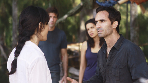 LOST - "The Package" - Sun and Jin desperately continue their search for one another, and Locke confronts his enemy, on "Lost," TUESDAY, MARCH 30 (9:00-10:02 p.m., ET) on the ABC Television Network. (ABC/MARIO PEREZ)YUNJIN KIM, MATTHEW FOX, ZULEIKHA ROBINSON, NESTOR CARBONELL