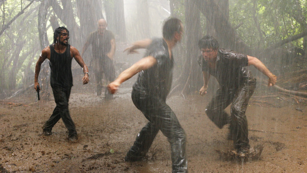 102051_9136 -- LOST - "HOMECOMING" (ABC/MARIO PEREZ)NAVEEN ANDREWS, TERRY O'QUINN, MATTHEW FOX, WILLIAM MAPOTHER