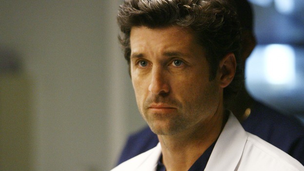 GREY'S ANATOMY - "Dream a Little Dream of Me" - Dr. Derek Shepherd, on "Grey's Anatomy," THURSDAY, SEPTEMBER 25 (9:00-11:00 p.m., ET) on the ABC Television Network. (ABC/SCOTT GARFIELD) PATRICK DEMPSEY