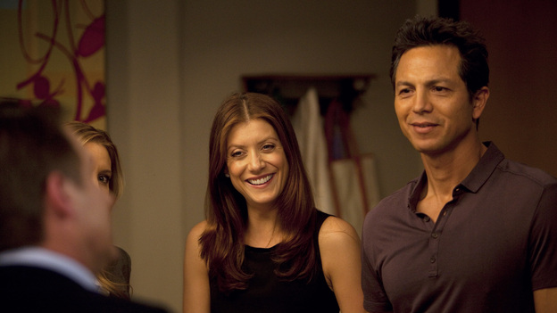 PRIVATE PRACTICE - "Drifting Back" - When a patient's partner and father are heatedly divided on his health care, Pete makes a decision that impacts everyone, including himself; meanwhile, Jake offers strength and experience to Amelia when he suspects she's being tempted to substance abuse, Sheldon and Violet treat a family concerned about the father's new sexual appetite, and as baby Henry draws Addison and Sam closer, they struggle to define their relationship, on "Private Practice", TUESDAY, MAY 8 (10:01-11:00 p.m., ET) on the ABC Television Network. (ABC/RANDY HOLMES)BRIAN BENBEN, KADEE STRICKLAND, KATE WALSH, BENJAMIN BRATT