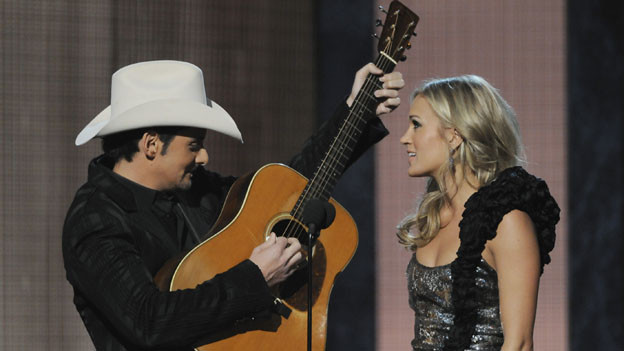 THE 44TH ANNUAL CMA AWARDS - THEATRE - "The 44th Annual CMA Awards" were broadcast live from the Bridgestone Arena in Nashville, WEDNESDAY, NOVEMBER 10 (8:00-11:00 p.m., ET) on the ABC Television Network. (ABC/KATHERINE BOMBOY)BRAD PAISLEY, CARRIE UNDERWOOD