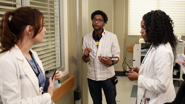 GREY'S ANATOMY - "The Face of Change" - Competition heats up as several of the doctors fight to become the new face of Seattle Grace; April brings in an emergency case, and Jackson and Alex work with a transgender teen couple. Meanwhile, the hospital implements new policies which test the patience of the staff, on "Grey's Anatomy," THURSDAY, FEBURARY 7 (9:00-10:02 p.m., ET) on the ABC Television Network. (ABC/RON TOM)CAMILLA LUDDINGTON, ROB GREENLEA (DIRECTOR), JERRIKA HINTON