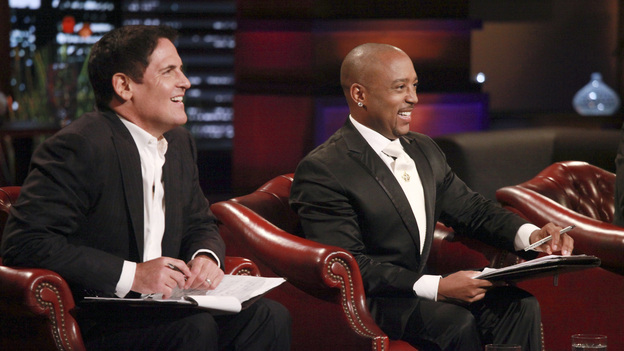 SHARK TANK - "Episode 310" - The Sharks are back for a third season, continuing their search to invest in the best products and businesses that America has to offer. The critically acclaimed "Shark Tank" gives budding entrepreneurs the chance to make their dreams come true, and possibly make a business deal that will make them millionaires. Season Three continues to make TV history, with the Sharks offering over $6.2 million of their own money in investment deals to bankroll a creative array of innovative entrepreneurs. The Season Premiere, "Episode 310," airs FRIDAY, JANUARY 20 (8:00-9:00 p.m., ET) on the ABC Television Network. (ABC/RICHARD CARTWRIGHT)MARK CUBAN, DAYMOND JOHN