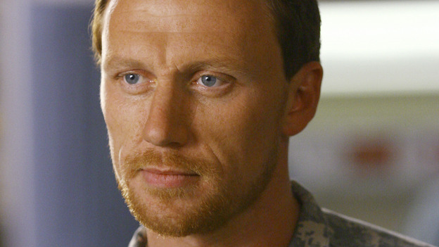 GREY'S ANATOMY - "Dream a Little Dream of Me" - On the two-hour season premiere of "Grey's Anatomy," Meredith and Derek learn that "happily ever after" isn't easy, a military doctor who brings in a trauma patient catches Cristina's eye, and the Chief and his staff reel at the news that Seattle Grace is no longer nationally ranked as a top-tier teaching hospital, on "Grey's Anatomy," THURSDAY, SEPTEMBER 25 (9:00-11:00 p.m., ET) on the ABC Television Network. (ABC/SCOTT GARFIELD)KEVIN McKIDD