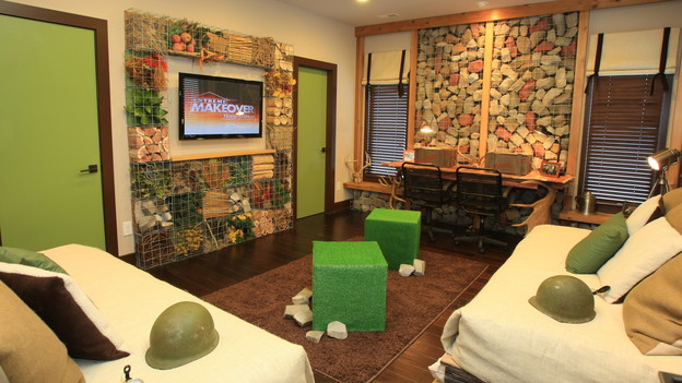 EXTREME MAKEOVER HOME EDITION - "Lampe Family," - Lodge Bedroom Picture,    on "Extreme Makeover Home Edition," Sunday, January 9th (8:00-9:00 p.m.    ET/PT) on the ABC Television Network.