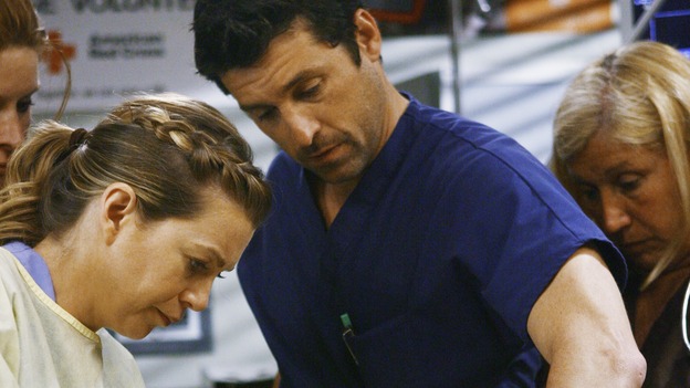 GREY'S ANATOMY - "Now or Never" - Drs. Meredith Grey and Derek Shepherd work on patient "John&nbsp;Doe," on "Grey's Anatomy," THURSDAY, MAY 14 (9:00-11:00 p.m., ET) on the ABC Television Network. ELLEN POMPEO, PATRICK DEMPSEY