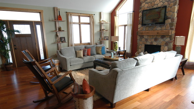 EXTREME MAKEOVER HOME EDITION - "DeVries Family," - Living Room, on "Extreme Makeover Home Edition," Sunday, December 7th on the ABC Television Network.