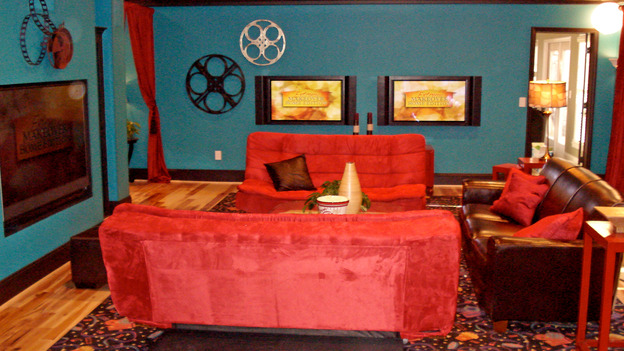 EXTREME MAKEOVER HOME EDITION - "Tipton-Smith Family," - Living Room/Home Theater, on "Extreme Makeover Home Edition," Sunday, March 11th on the ABC Television Network.