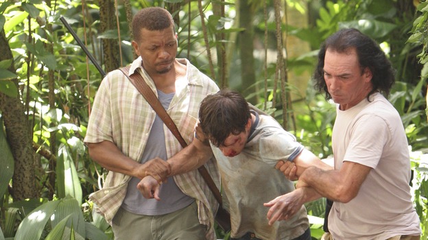 LOST -- "Lost" - awarded the 2005 Emmy and 2006 Golden Globe for best drama series - is back for a third season of action-packed mystery and adventure that will continue to bring out the very best and the very worst in the people who are lost. In the season premiere episode, "A Tale of Two Cities," Jack, Kate and Sawyer begin to discover what they are up against as prisoners of "The Others." The season premiere airs WEDNESDAY, OCTOBER 4 (9:00-10:01 p.m., ET), on the ABC Television Network. (ABC/MARIO PEREZ)BLAKE BASHOFF (CENTER)