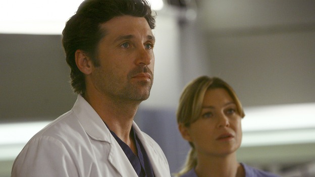 GREY'S ANATOMY - "Dream a Little Dream of Me" - Meredith and Derek check in on a new patient, on "Grey's Anatomy," THURSDAY, SEPTEMBER 25 (9:00-11:00 p.m., ET) on the ABC Television Network. (ABC/SCOTT GARFIELD) PATRICK DEMPSEY, ELLEN POMPEO