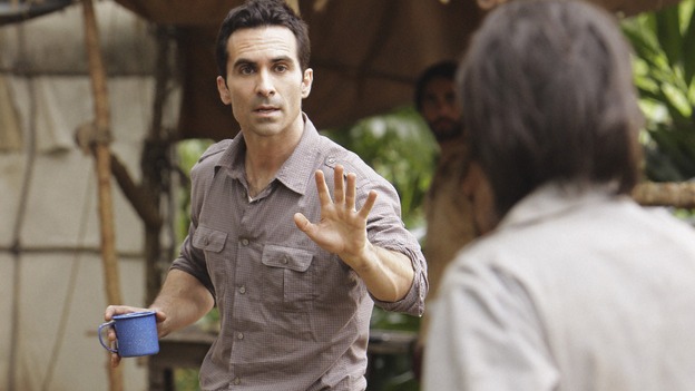 LOST - "The Variable" - On the 100th episode milestone for the series, the time of reckoning has begun when Daniel Faraday comes clean regarding what he knows about the island, on "Lost," WEDNESDAY, APRIL 29 (9:00-10:02 p.m., ET) on the ABC Television Network.  (ABC/MARIO PEREZ)NESTOR CARBONELL, JEREMY DAVIES