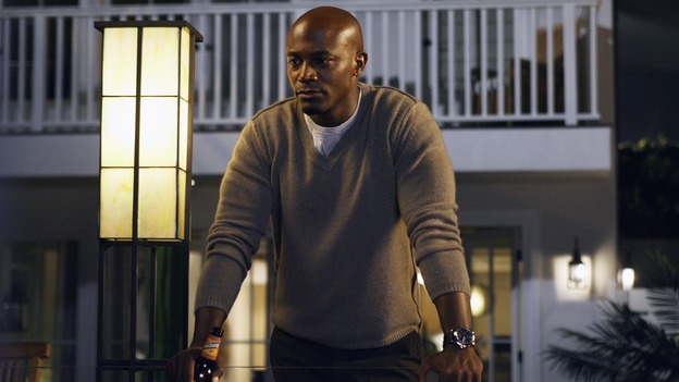 PRIVATE PRACTICE - "In Which Addison Has a Very Casual Get-Together" - Addison invites her fellow Oceanside Wellness co-workers to her house for a get-together, but no one RSVPs, the wife of Violet's ex-boyfriend visits the wellness center for medical treatment -- and Violet is none too happy about it -- Cooper counsels a young patient who is lovesick, and Sam appears on his first talk show promoting his self-help book, on "Private Practice," WEDNESDAY, OCTOBER 17 (9:00-10:01 p.m., ET) on the ABC Television Network. (ABC/SCOTT GARFIELD)TAYE DIGGS