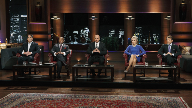 SHARK TANK - "Episode 202" - Season Two of "Shark Tank" promises to make TV history with the Sharks offering over $10 million in investment deals to bankroll a creative array of innovative entrepreneurs. This season, high tech billionaire entrepreneur Mark Cuban and successful comedian and self-made businessman Jeff Foxworthy jump into the Tank to appear separately in the show's nine episodes. The Season Premiere, "Episode 202," airs FRIDAY, MARCH 25 (8:00-9:00 p.m., ET) on ABC. (ABC/CRAIG SJODIN)MARK CUBAN, DAYMOND JOHN, KEVIN O'LEARY, BARBARA CORCORAN, ROBERT HERJAVIC