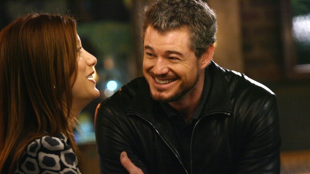 GREY'S ANATOMY - "Testing 1-2-3" - The interns take the biggest test of their careers, their first-year medical exams, as the residents attend to three injured mountain climbers. Meanwhile Callie's suspicions of George and Izzie grow, and Cristina struggles to write her wedding vows, on "Grey's Anatomy," THURSDAY, MAY 10 (9:00-10:01 p.m., ET) on the ABC Television Network. (ABC/SCOTT GARFIELD)KATE WALSH, ERIC DANE
