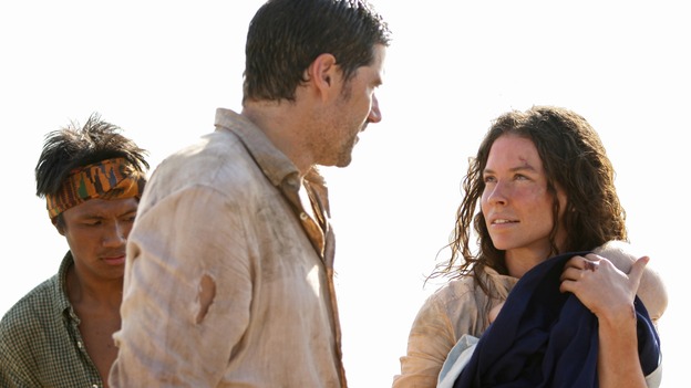 LOST - "There's No Place Like Home," Parts 2 & 3 - The face-off between the survivors and the freighter people continues, and the Oceanic Six find themselves closer to rescue, on the two-hour Season Finale of "Lost," THURSDAY, MAY 29 (9:00-11:00 p.m., ET) on the ABC Television Network. (ABC/MARIO PEREZ)MATTHEW FOX, EVANGELINE LILLY
