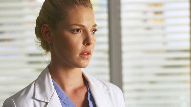 GREY'S ANATOMY - "Great Expectations" - While rumors of the Chief's departure spread among the hospital staff, Bailey proposes the creation of a free clinic, and a Seattle Grace doctor receives a proposal of a different sort, on "Grey's Anatomy," THURSDAY, JANUARY 25 (9:00-10:01 p.m., ET) on the ABC Television Network. (ABC/SCOTT GARFIELD)KATHERINE HEIGL