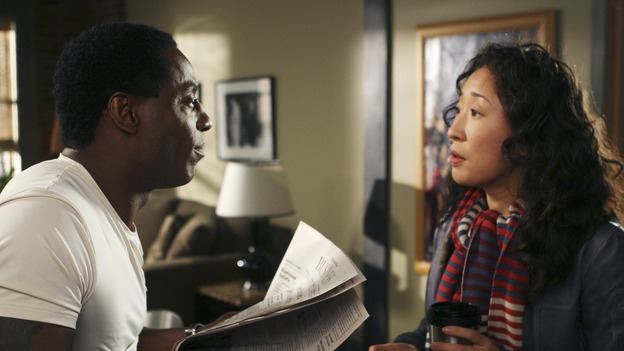GREY'S ANATOMY - "Tell Me Sweet Little Lies" (ABC/MICHAEL DESMOND)ISAIAH WASHINGTON, SANDRA OH