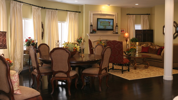 EXTREME MAKEOVER HOME EDITION - "Usea Family," -&nbsp; Dining Room, on "Extreme Makeover Home Edition," Sunday, May 18th on the ABC Television Network.