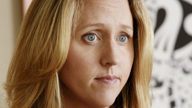 GREY'S ANATOMY - "Kung Fu Fighting" - With his marriage in turmoil, the Chief turns to his fellow male surgeons for a "gentleman's evening," Cristina and Izzie heatedly compete for the same surgeries and the favor of the doctor performing them, Meredith treats the survivor of a skydiving accident, and the doctors treat two injured finalists who are competing in a promotional competition, on "Grey's Anatomy," THURSDAY, NOVEMBER 1 (9:00-10:07 p.m., ET) on the ABC Television Network. (ABC/RON TOM)BROOKE SMITH