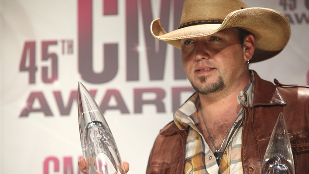 THE 45th ANNUAL CMA AWARDS - GENERAL - "The 45th Annual CMA Awards" broadcast live on ABC from the Bridgestone Arena in Nashville on WEDNESDAY, NOVEMBER 9 (8:00-11:00 p.m., ET). (ABC/SARA KAUSS) JASON ALDEAN