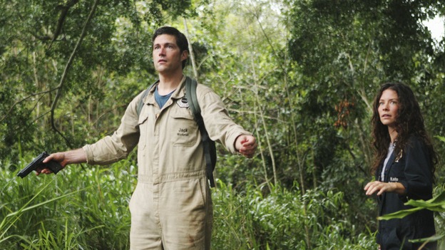 LOST - "Follow the Leader" - Jack and Kate find themselves at odds over the direction to take to save their fellow island survivors, Locke further solidifies his stance as leader of "The Others," and Sawyer and Juliet come under scrutiny from the Dharma Initiative, on "Lost," WEDNESDAY, MAY 6 (9:00-10:02 p.m., ET) on the ABC Television Network.  (ABC/MARIO PEREZ)MATTHEW FOX, EVANGELINE LILLY