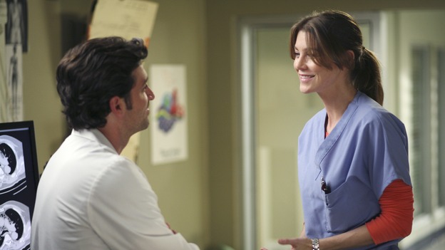 GREY'S ANATOMY - "From a Whisper to a Scream" - A traumatic car accident fills the ER, Cristina has a crisis of conscience about her deceptive teamwork with Burke, and Izzie pushes the boundaries of her probation, on "Grey's Anatomy," THURSDAY, NOVEMBER 23 (9:00-10:01 p.m., ET) on the ABC Television Network. (ABC/KAREN NEAL)PATRICK DEMPSEY, ELLEN POMPEO