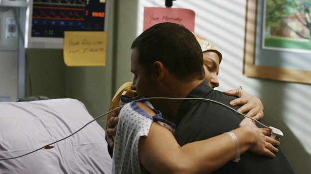 GREY'S ANATOMY - "Now or Never" - As Drs. Izzie Stevens and Alex Karev celebrate her successful surgery, something seems to be wrong, on "Grey's Anatomy," THURSDAY, MAY 14 (9:00-11:00 p.m., ET) on the ABC Television Network. JUSTIN CHAMBERS, KATHERINE HEIGL